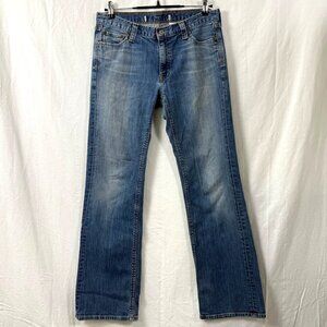 VTG Gap 1969 Jeans Womens Sz 6 Low Rise Straight Loose Fit Medium Wash 90s Denim